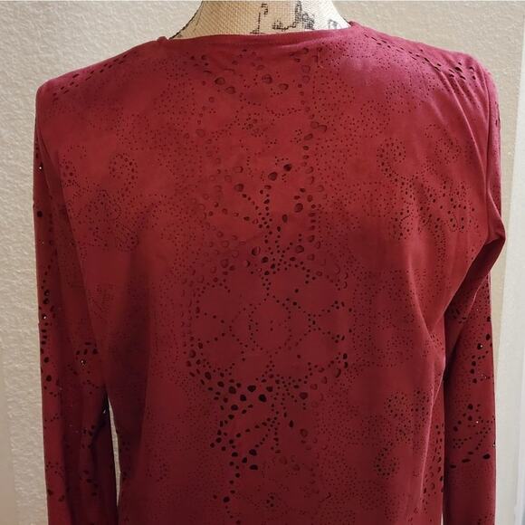 Buffalo David Bitton laced caged front long sleeve‎ dress size small - Picture 5 of 7